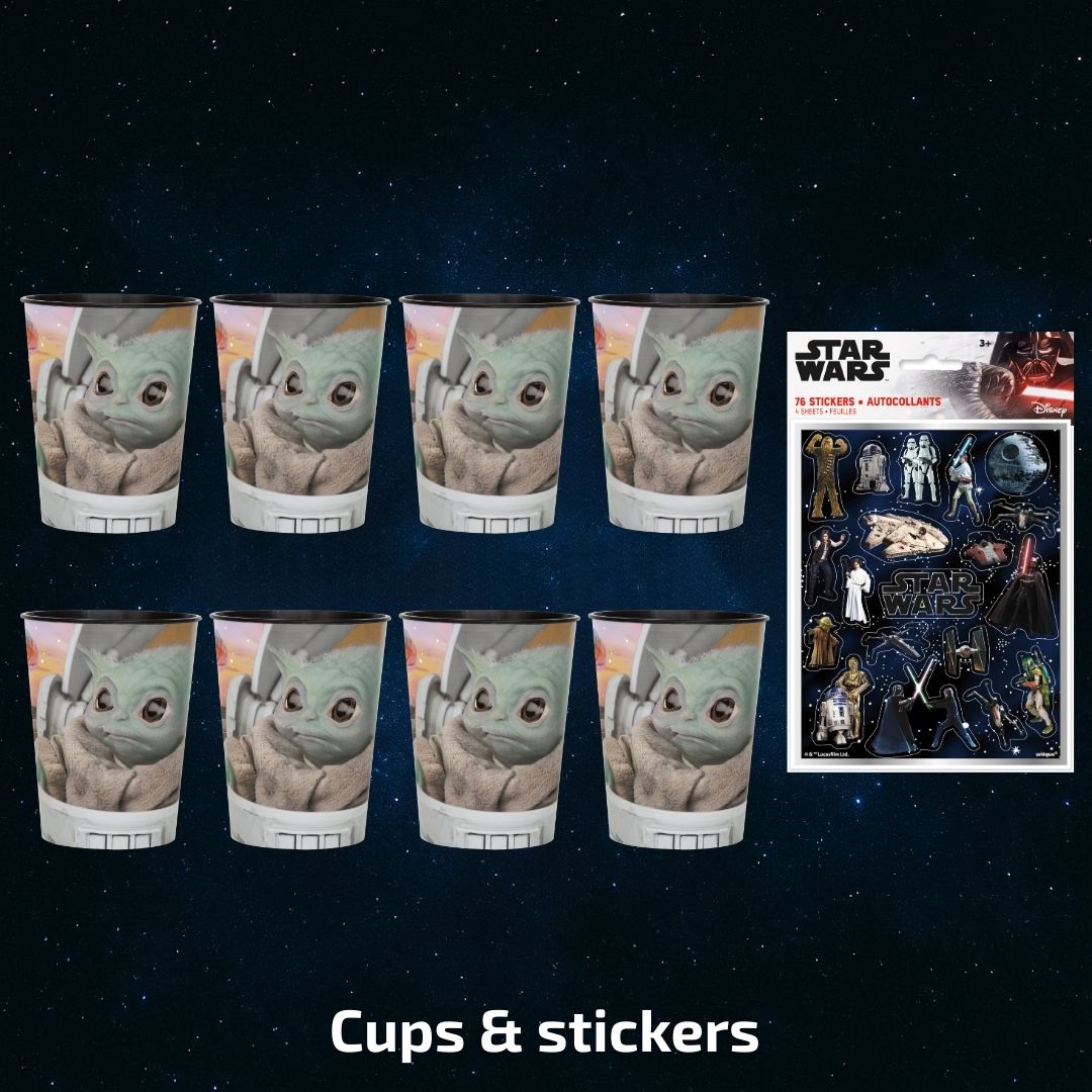 Mandalorian Party Supplies Bundle - Epic Fun for Young Jedis!