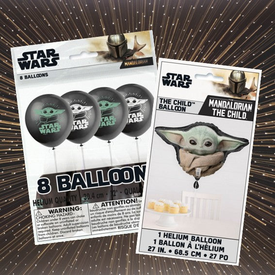 Mandalorian Party Bundle: Balloons for Epic Birthday Fun!