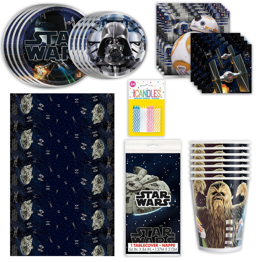 Pack Fête Classique Star Wars - 81Pcs Officiel pour Fun Ultime!