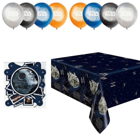Star Wars Party Supplies - The Ultimate 10-Piece Bundle for Unforgettable Birthday Celebration
