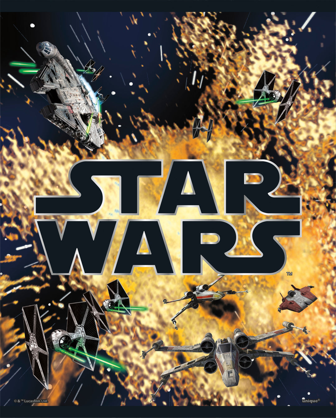 Star Wars Classic Party Bundle: 76 Stickers & 8 Loot Bags - Ultimate Celebration!