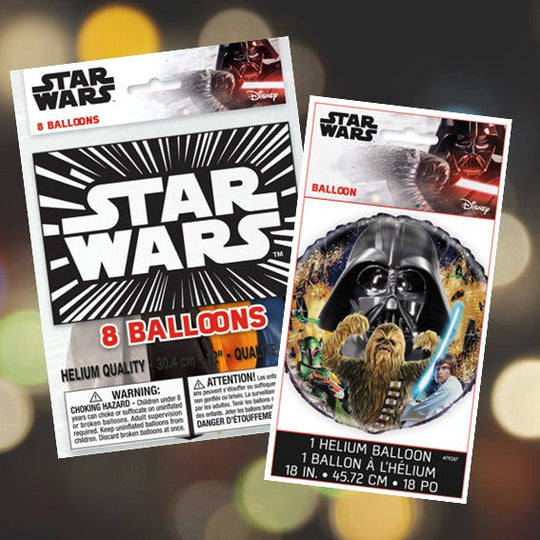Classic Star Wars Party Bundle - 9 Official Supplies for Epic Fun!