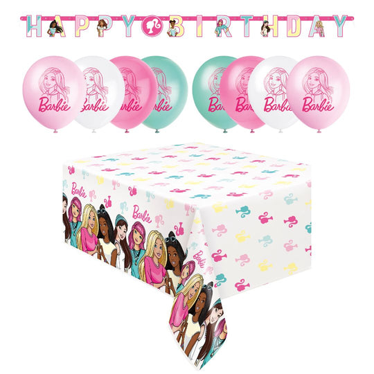 Barbie Birthday Bash Bundle – Instant Party Fun with Official Licensed Accessories