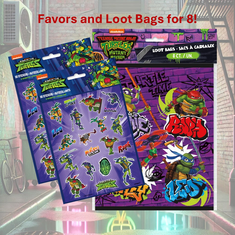 Teenage Mutant Ninja Turtles Party Bundle - Official & Effortless Fun!