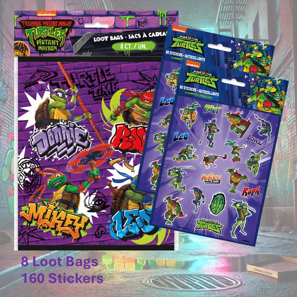 Teenage Mutant Ninja Turtles Party Bundle - Official & Effortless Fun!