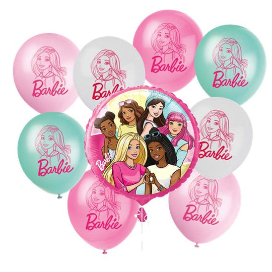 Barbie Birthday Bundle: 9 Official Supplies for Endless Fun!