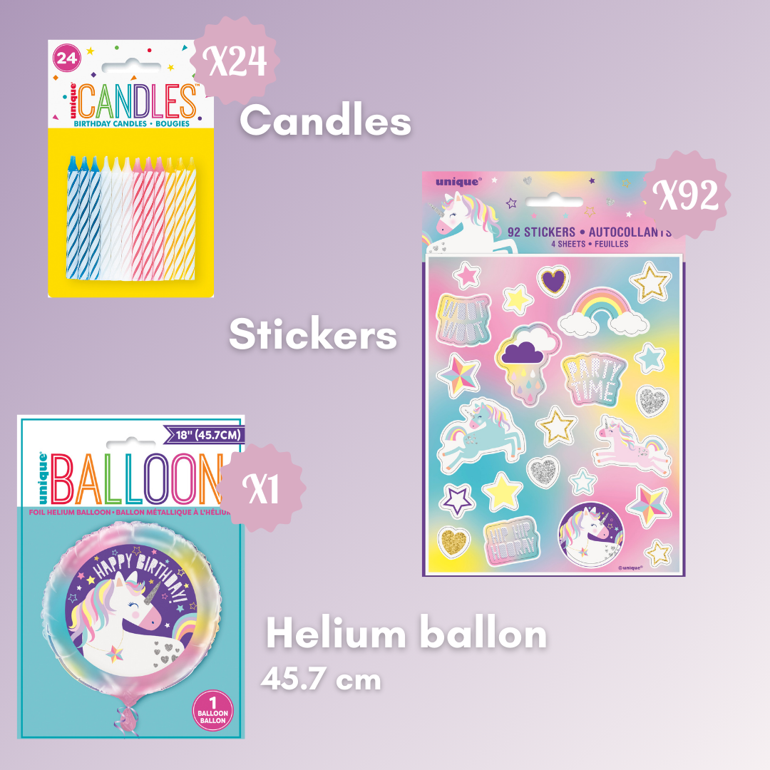 Unicorn Party Bundle: 99 Deluxe Supplies for Magical Celebrations!