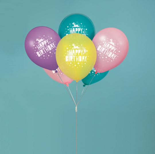 Unicorn Party Bundle: Foil & Latex Balloons - Instant Joy in One Box!