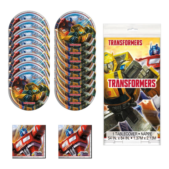 Transformers Ultimate Party Bundle: All You Need for 16 Guests - Official Licensed Product