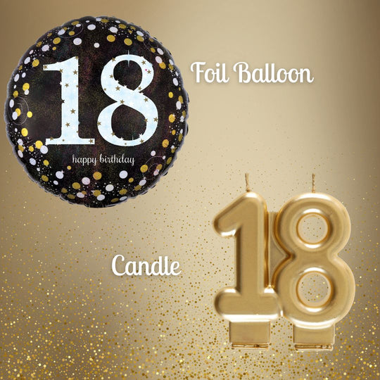 18th Birthday Shining Gold Party Bundle - Effortless Celebration Awaits!