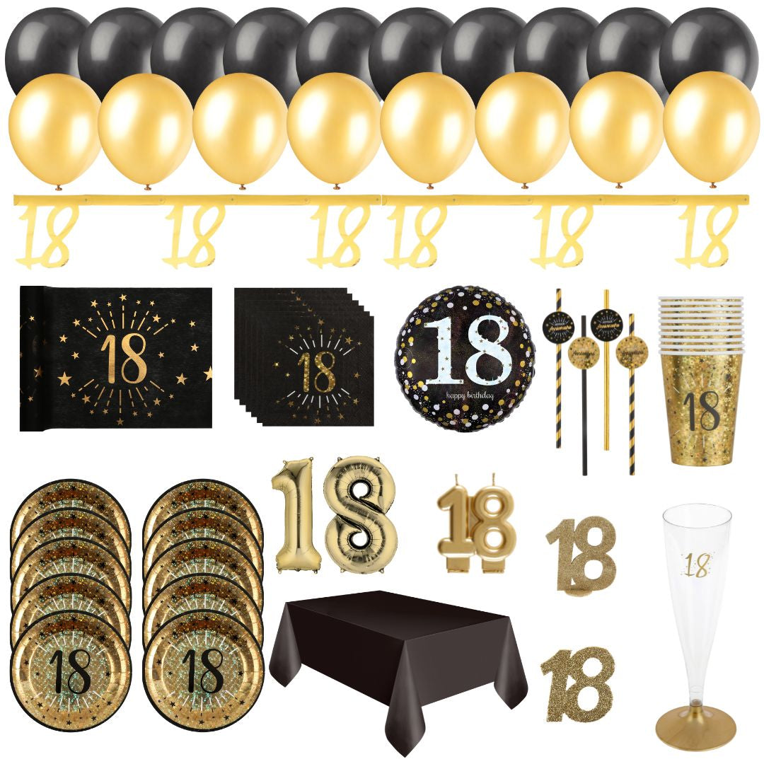 Glamourous 18th Birthday Party Bundle - Effortless Celebration Awaits!