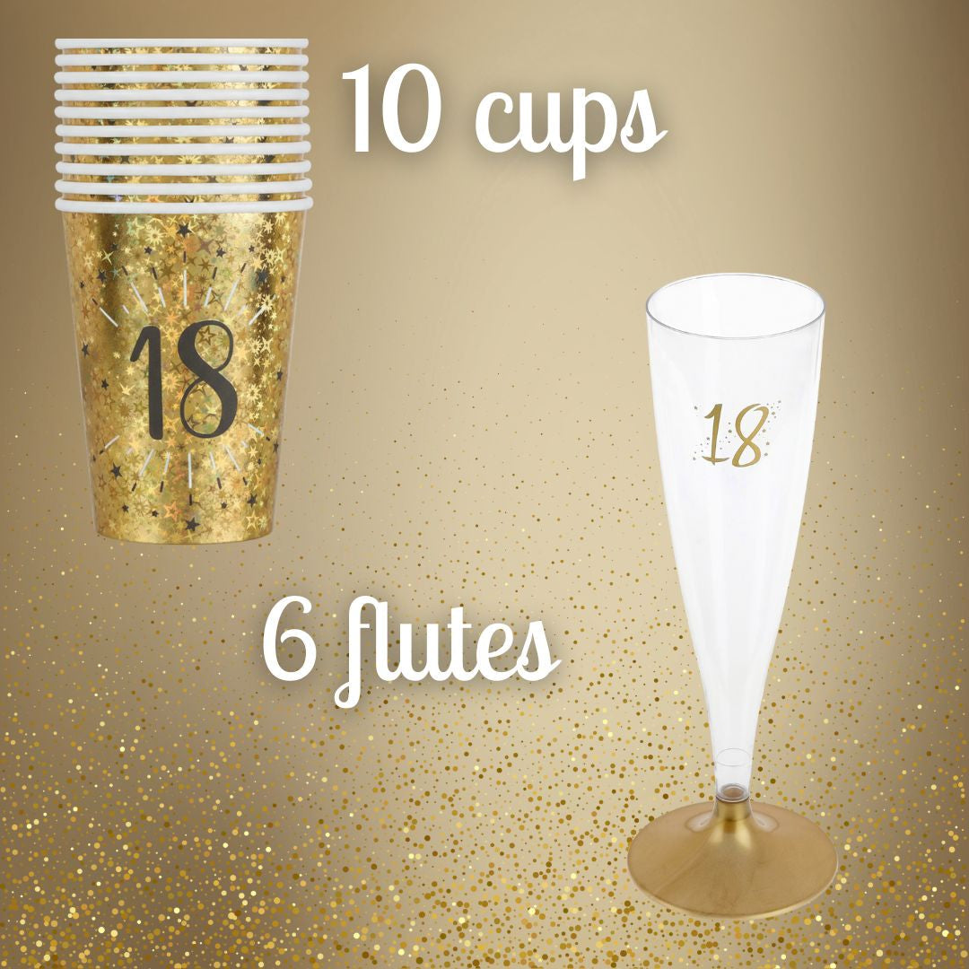 Glamourous 18th Birthday Party Bundle - Effortless Celebration Awaits!