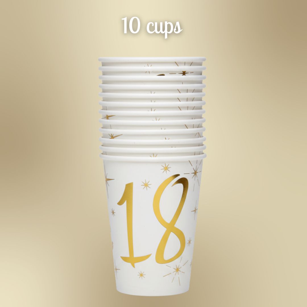 18th Birthday Gold Party Bundle - Effortless Celebration Awaits!