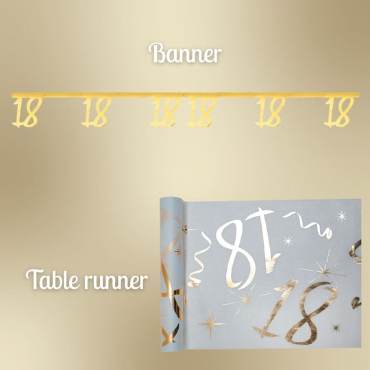 18th Birthday Gold Party Bundle - Effortless Celebration Awaits!