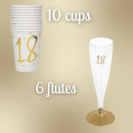 Gold 18th Birthday Party Bundle - Ultimate Celebration Made Easy!