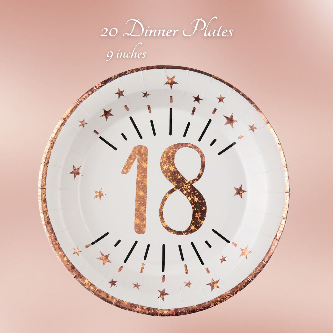 Rose Gold 18th Birthday Bundle: Effortless Celebration Awaits!