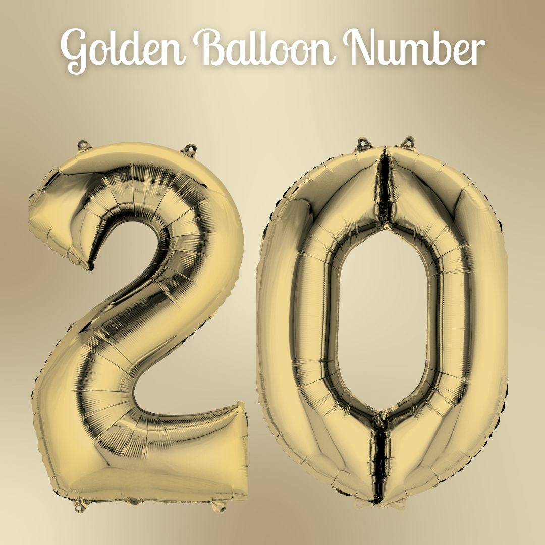 20th Birthday Gold Party Bundle - Effortless Celebration Awaits!