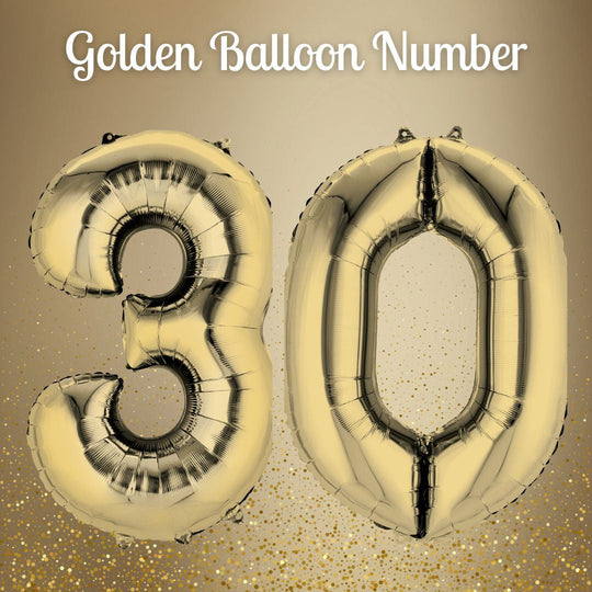 30th Birthday Party Bundle: All-in-One Gold Celebration Solution!