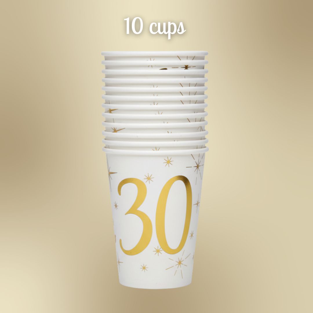 30th Birthday Gold Party Bundle - Effortless Celebration Awaits!