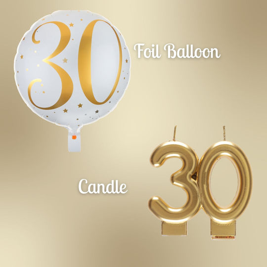 30th Birthday Gold Party Bundle - Effortless Celebration Awaits!