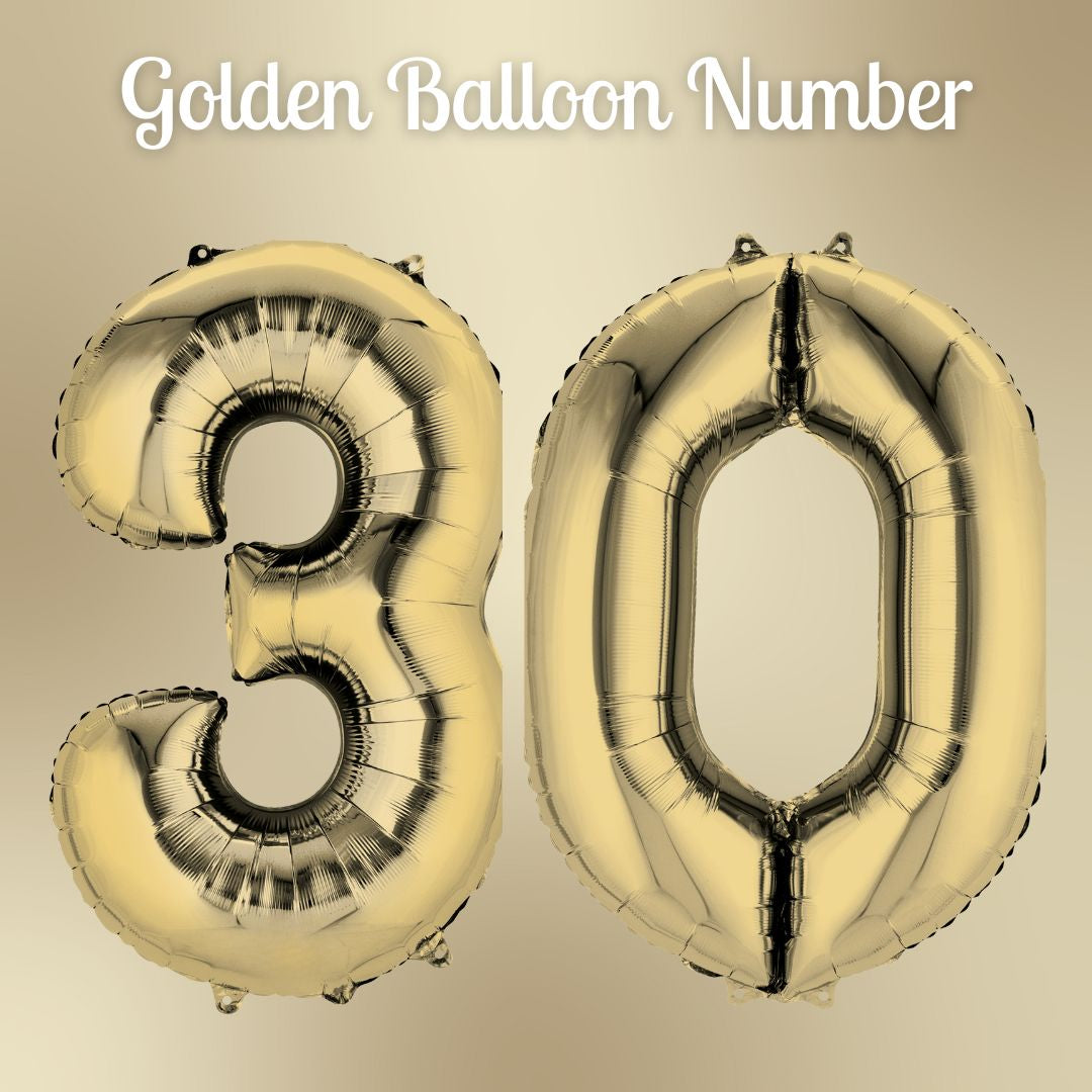 30th Birthday Gold Party Bundle - Ultimate Celebration Solution!