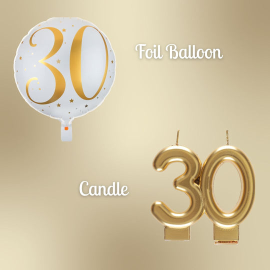 Ultimate 30th Birthday Gold Party Bundle - Effortless Celebration Awaits!