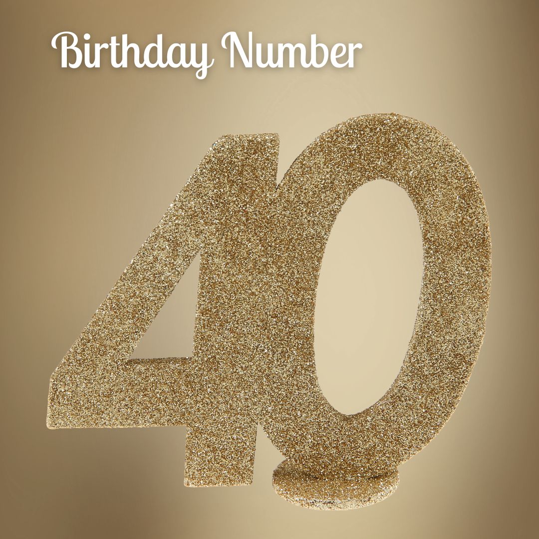 Shining Gold 40th Birthday Bundle - Effortless Celebration Joy!
