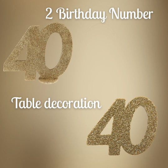 40th Birthday Gold Party Bundle - Effortless Celebration Awaits!