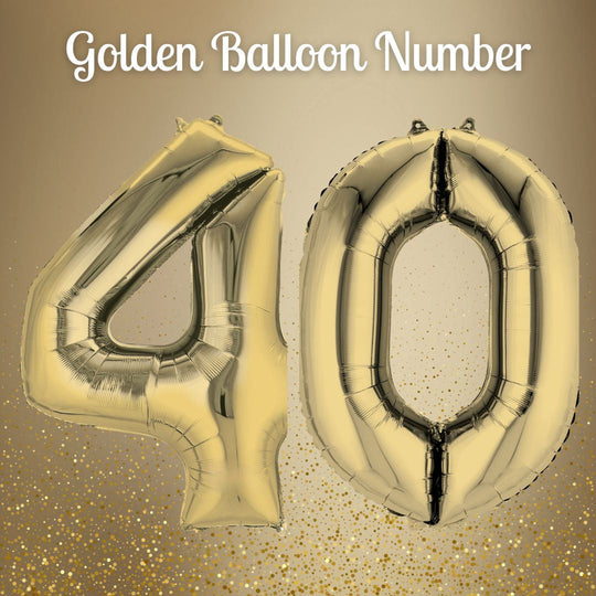 40th Birthday Gold Party Bundle - Effortless Celebration Awaits!