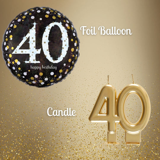 40th Birthday Gold Party Bundle - Effortless Celebration Awaits!