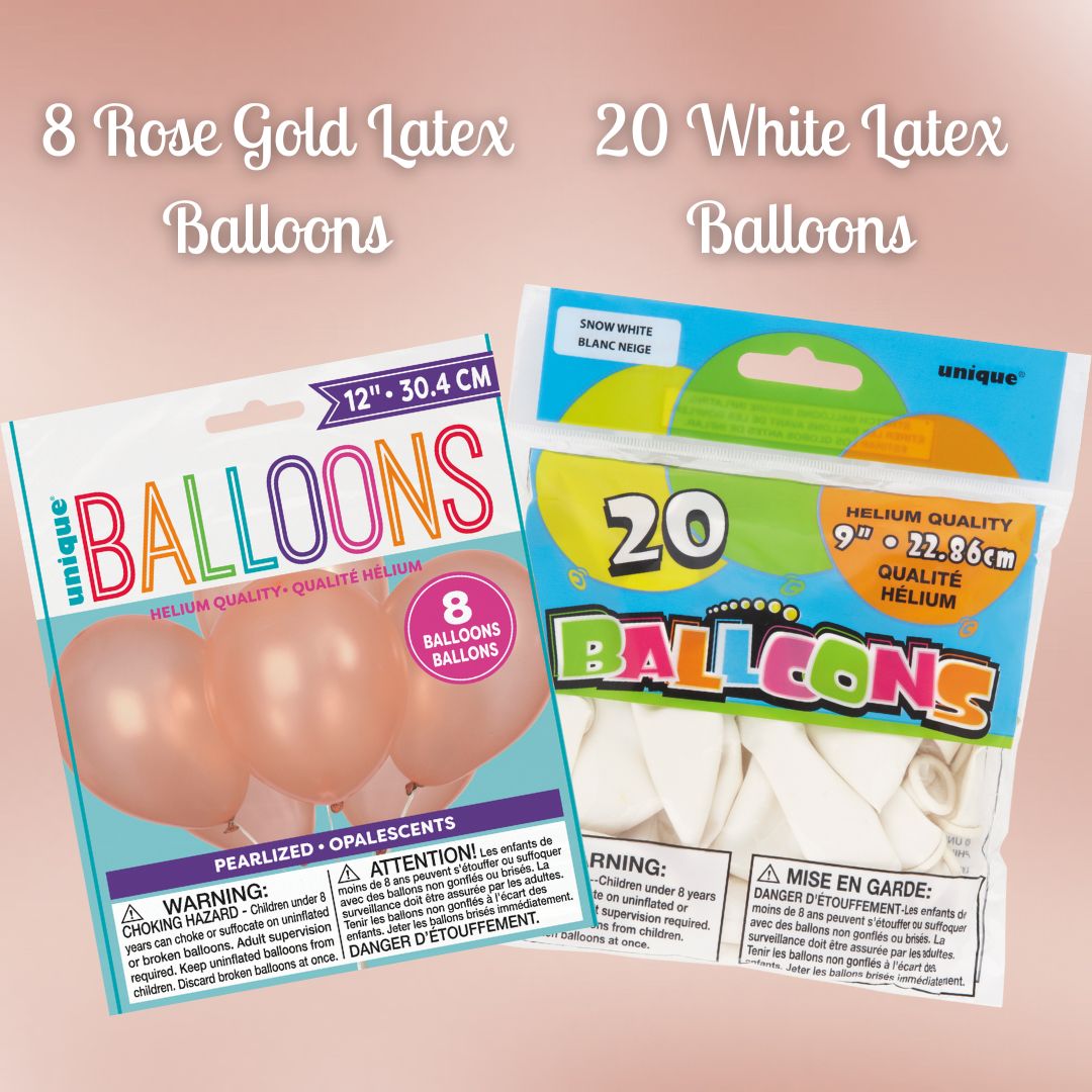 Rose Gold 40th Birthday Party Bundle - Effortless Celebration Kit!