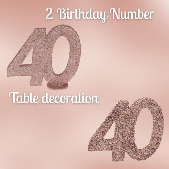 Rose Gold 40th Birthday Bundle - Ultimate Party Solution Awaits!