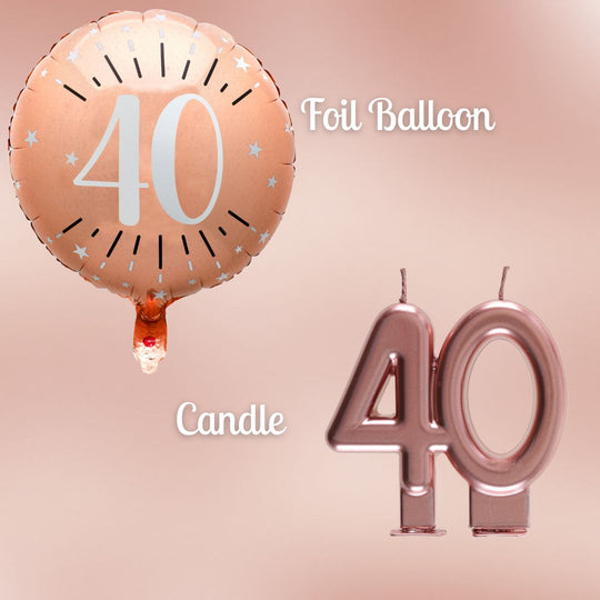 Rose Gold 40th Birthday Bundle - Ultimate Party Solution Awaits!