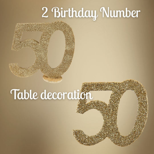Shining Gold 50th Birthday Bundle - Ultimate Party Solution & Joy!
