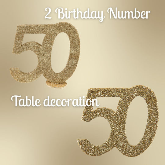 50th Birthday Gold Party Bundle – Effortless Celebration Awaits!