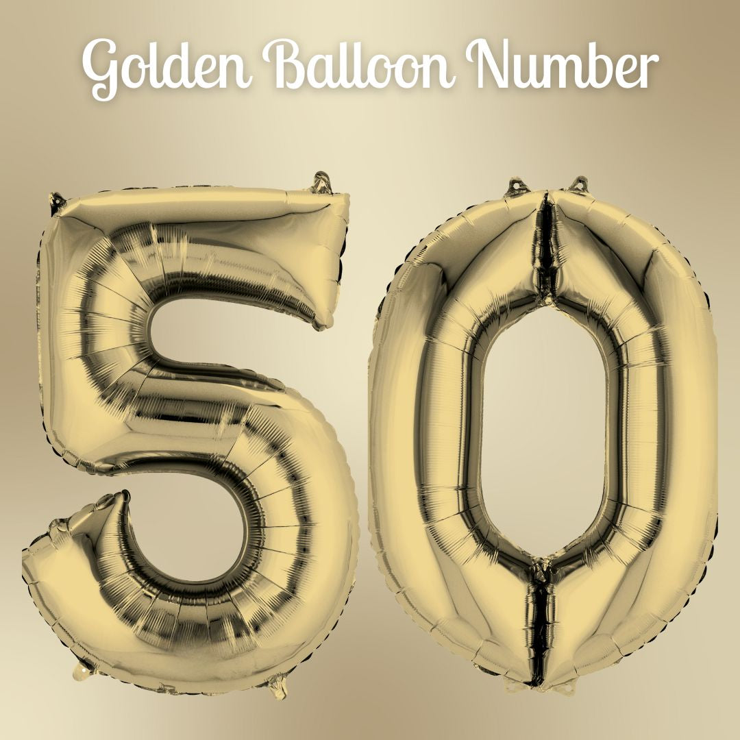 50th Birthday Gold Party Bundle – Effortless Celebration Awaits!