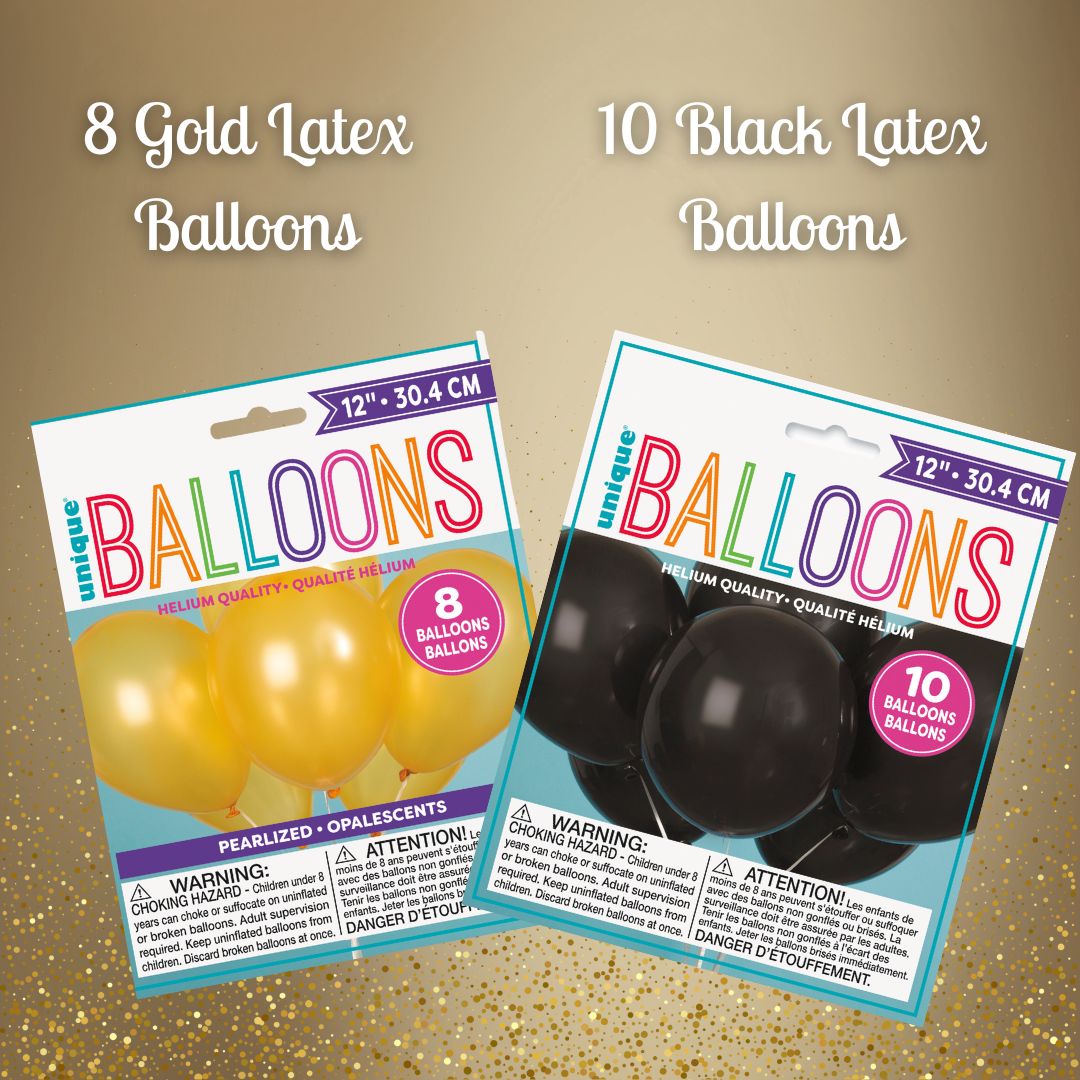 60th Birthday Celebration Bundle: Gold Party Supplies - Effortless Joy!