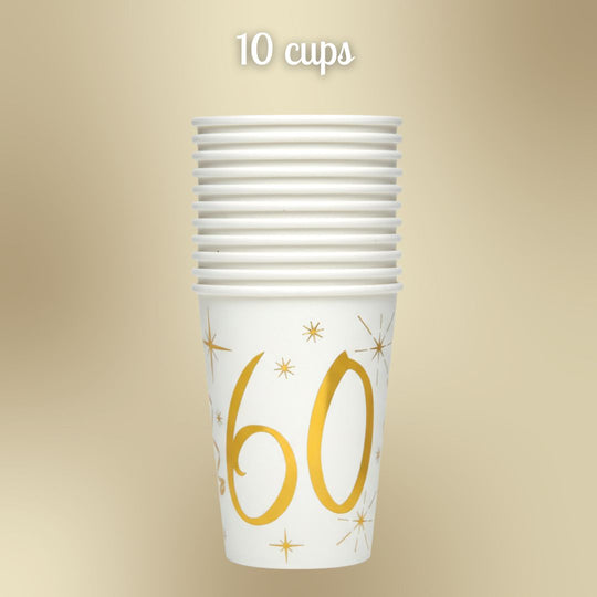 60th Birthday Gold Party Bundle – Effortless Celebration Awaits!