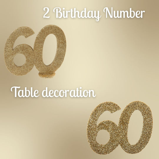 60th Birthday Gold Party Bundle - Effortless Celebration Solution!