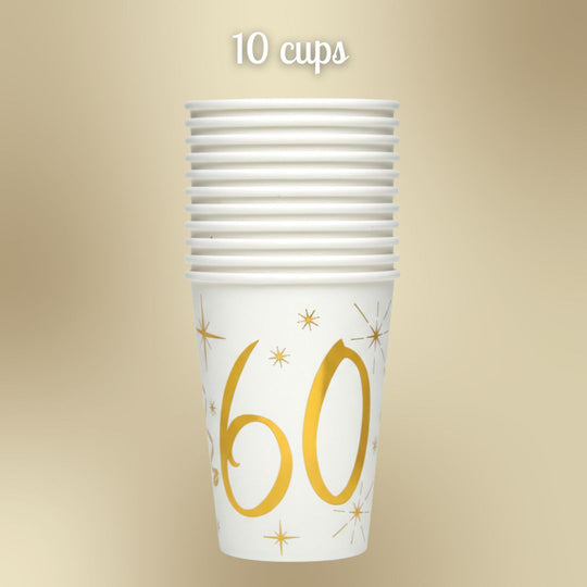 60th Birthday Gold Party Bundle - All-In-One Celebration Kit!
