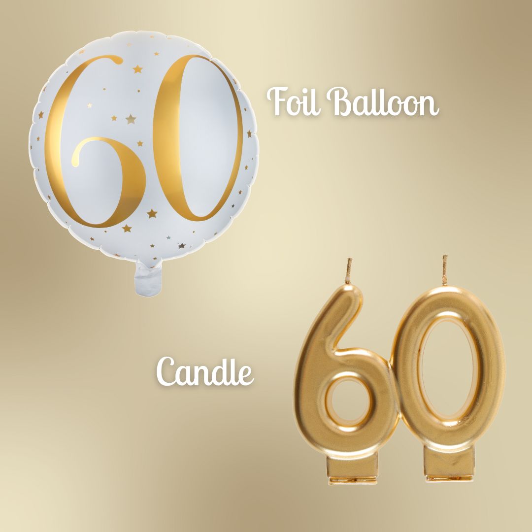 60th Birthday Gold Party Bundle - All-In-One Celebration Kit!