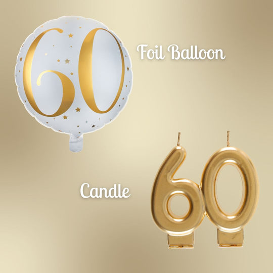 60th Birthday Gold Party Bundle - All-In-One Celebration Kit!
