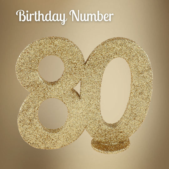 80th Birthday Party Bundle: Gold Supplies for Effortless Celebration!