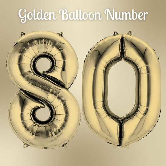 Ultimate 80th Birthday Party Bundle: Gold Celebration Essentials!