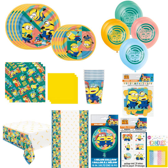 Despicable Me Party Supplies Bundle - Ultimate Fun for Birthdays!