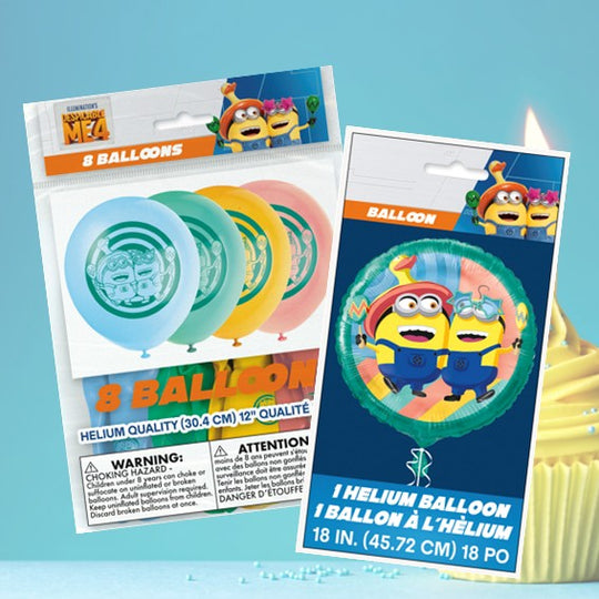 Despicable Me Party Bundle - 9 Official Supplies for Ultimate Fun!