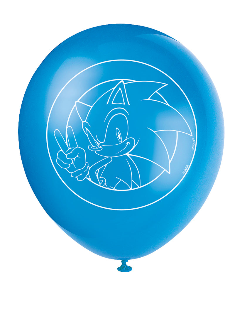 Sonic Party Bundle: Foil & Latex Balloons - Joy in Every Box!