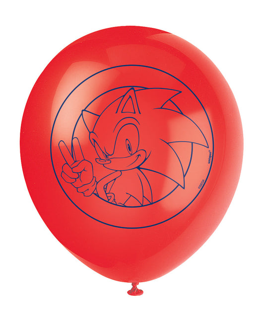Sonic Party Bundle: Foil & Latex Balloons - Joy in Every Box!