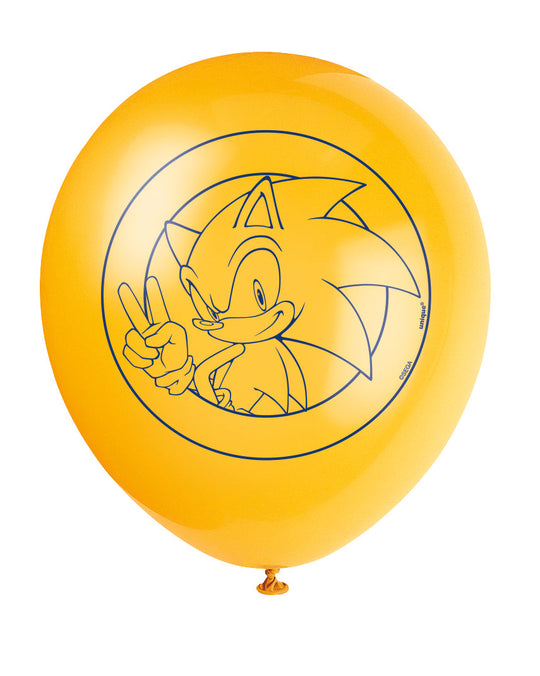Sonic Party Bundle: Foil & Latex Balloons - Joy in Every Box!