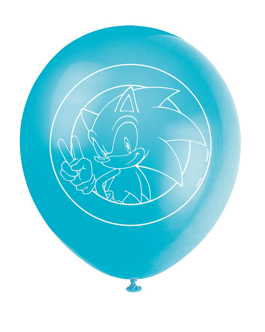 Sonic Party Bundle: Foil & Latex Balloons - Joy in Every Box!